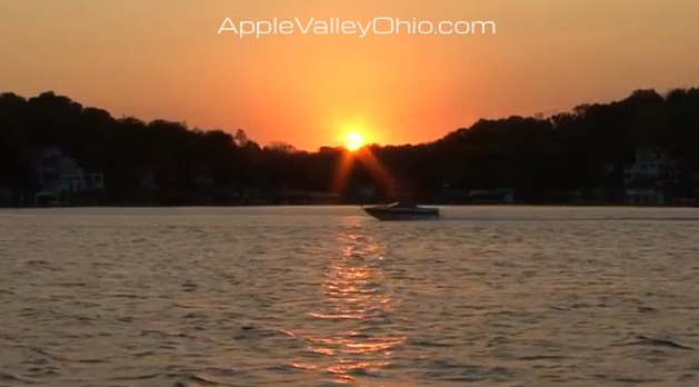 Apple Valley Lake Boating Sunset Photo by Sam Miller