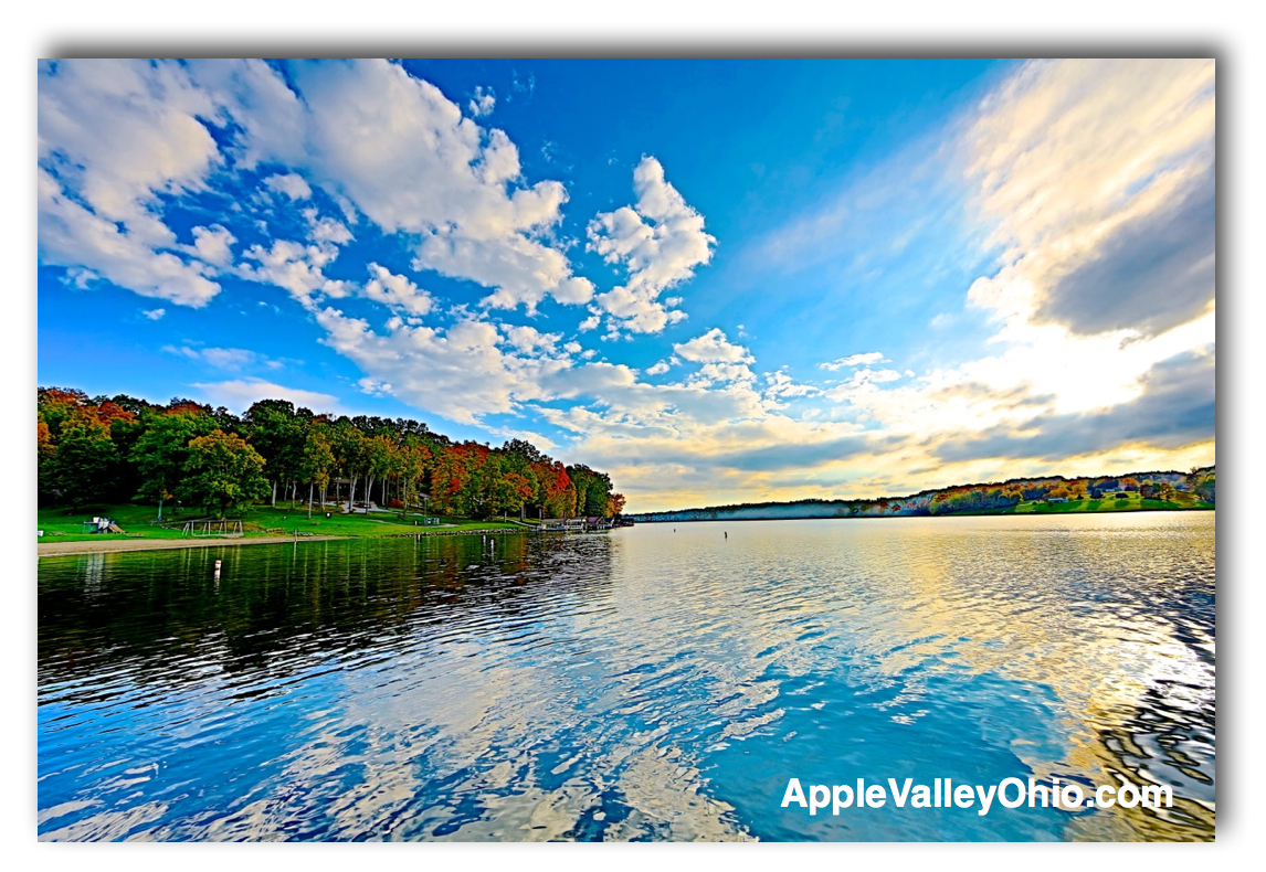 Apple Valley Lake Reflection of King Beach by Sam Miller